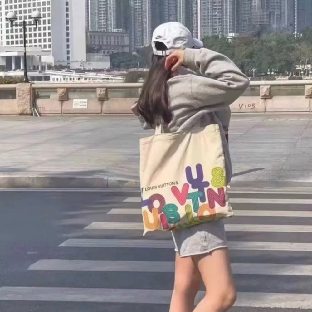 Louis Vuitton multicolor Limited edition Canvas Eco Tote Bag handbag